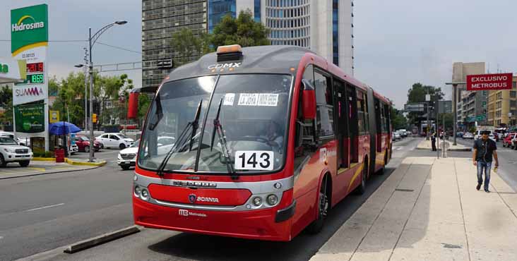 MB Metrobus Scania Neobus MegaBRT 143